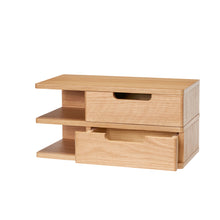 Charger l'image dans la galerie, Table de chevet mural avec tiroirs et étagères, Hûbsch