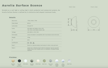 Charger l'image dans la galerie, Applique Aurelia, Marz Design