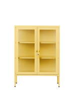 Charger l'image dans la galerie, Vitrine métal H 100 cm jaune, Mustard Made