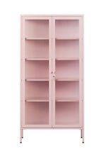 Charger l'image dans la galerie, Vitrine métal H 170 cm rose pâle, Mustard Made