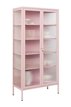 Charger l'image dans la galerie, Vitrine métal H 170 cm rose pâle, Mustard Made