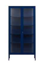 Charger l'image dans la galerie, Vitrine métal H 170 cm bleu, Mustard Made