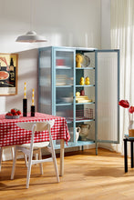 Charger l'image dans la galerie, Vitrine métal H 170 cm bleu clair, Mustard Made