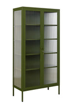 Charger l'image dans la galerie, Vitrine métal H 170 cm olive, Mustard Made
