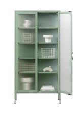 Charger l'image dans la galerie, Vitrine métal H 170 cm vert d'eau, Mustard Made