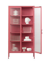 Charger l'image dans la galerie, Vitrine métal H 170 cm rose, Mustard Made