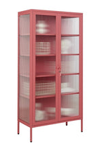 Charger l'image dans la galerie, Vitrine métal H 170 cm rose, Mustard Made