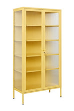 Charger l'image dans la galerie, Vitrine métal H 170 cm jaune, Mustard Made