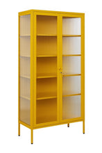 Charger l'image dans la galerie, Vitrine métal H 170 cm moutarde, Mustard Made