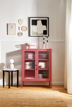 Charger l'image dans la galerie, Vitrine métal H 100 cm rose, Mustard Made