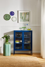 Charger l'image dans la galerie, Vitrine métal H 100 cm bleu, Mustard Made