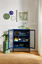 Charger l'image dans la galerie, Vitrine métal H 100 cm bleu, Mustard Made