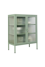 Charger l'image dans la galerie, Vitrine métal H 100 cm vert d'eau, Mustard Made
