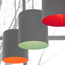 Charger l'image dans la galerie, Suspension design, gris et turquoise