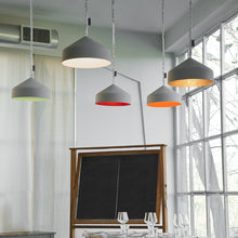 Charger l'image dans la galerie, Suspension cloche, gris et or