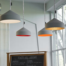 Charger l'image dans la galerie, Suspension cloche, gris et turquoise