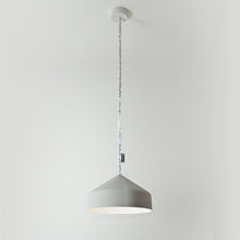 Charger l'image dans la galerie, Suspension cloche, gris et blanc