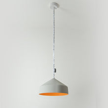 Charger l'image dans la galerie, Suspension cloche, gris et orange