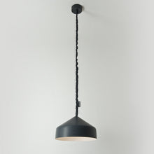 Charger l'image dans la galerie, Suspension cloche, noir et blanche