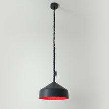 Charger l'image dans la galerie, Suspension cloche, noir et rouge