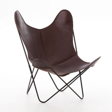 Charger l'image dans la galerie, Fauteuil AA, cuir chocolat