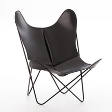 Charger l'image dans la galerie, Fauteuil AA, cuir noir