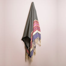 Charger l'image dans la galerie, Plaid design, noir et rose