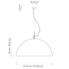 Charger l'image dans la galerie, Suspension Mezza Luna, noir et or