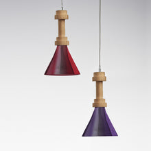 Charger l'image dans la galerie, Suspension en verre fumé