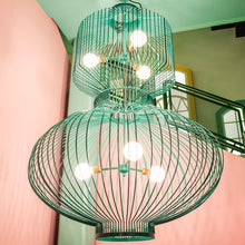 Charger l'image dans la galerie, Suspension design Revolution, vert, Utu Lamp