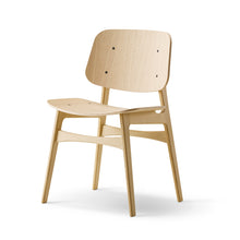 Charger l'image dans la galerie, Chaise design Søborg, bois laqué naturel, Fredericia