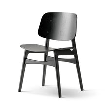 Charger l'image dans la galerie, Chaise design Søborg, bois laqué noir, Fredericia