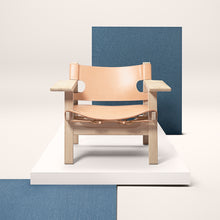 Charger l'image dans la galerie, Fauteuil cuir beige, Fredericia