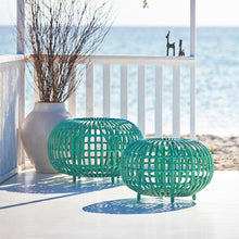 Charger l'image dans la galerie, Pouf Ottoman vert d'eau, Sika Design