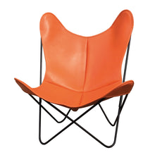 Charger l'image dans la galerie, Fauteuil AA, cuir orange