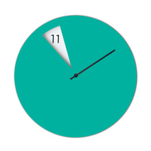 Charger l'image dans la galerie, Horloge design, verte
