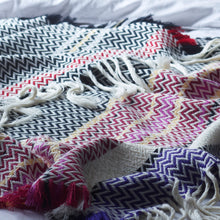 Charger l'image dans la galerie, Plaid design, noir et rose