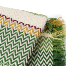 Charger l'image dans la galerie, Plaid design tons verts, Mandal Veveri