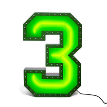 Charger l'image dans la galerie, Lampe design, chiffre 3