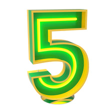 Charger l'image dans la galerie, Lampe design, chiffre 5