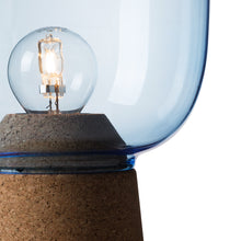 Charger l'image dans la galerie, Lampe à poser en verre bleu, Picia