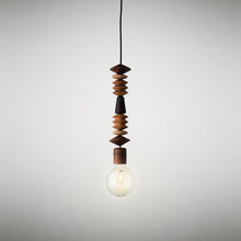 Charger l'image dans la galerie, Suspension design bois, Africa