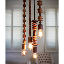 Charger l'image dans la galerie, Suspension design bois, Africa
