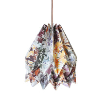 Charger l'image dans la galerie, Suspension origami, motif fleurs rose et jaune