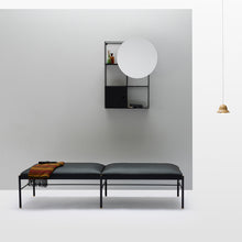 Charger l'image dans la galerie, Banquette design cuir noir, EX.T