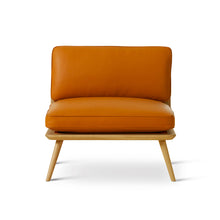 Charger l'image dans la galerie, Fauteuil design Spine en cuir camel, Fredericia