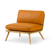 Charger l'image dans la galerie, Fauteuil design Spine en cuir camel, Fredericia