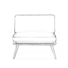 Charger l'image dans la galerie, Fauteuil design Spine en cuir, Fredericia