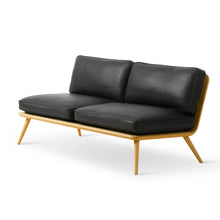 Charger l'image dans la galerie, Canapé 2 places cuir noir Spine, Fredericia