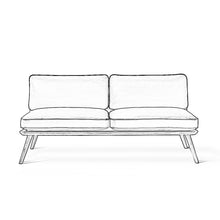 Charger l'image dans la galerie, Canapé 2 places Spine en tissu, Fredericia